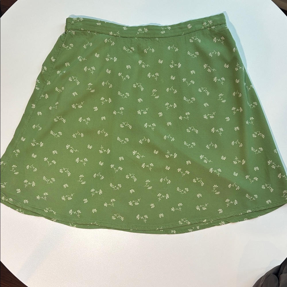 Billabong Green Floral Skirt